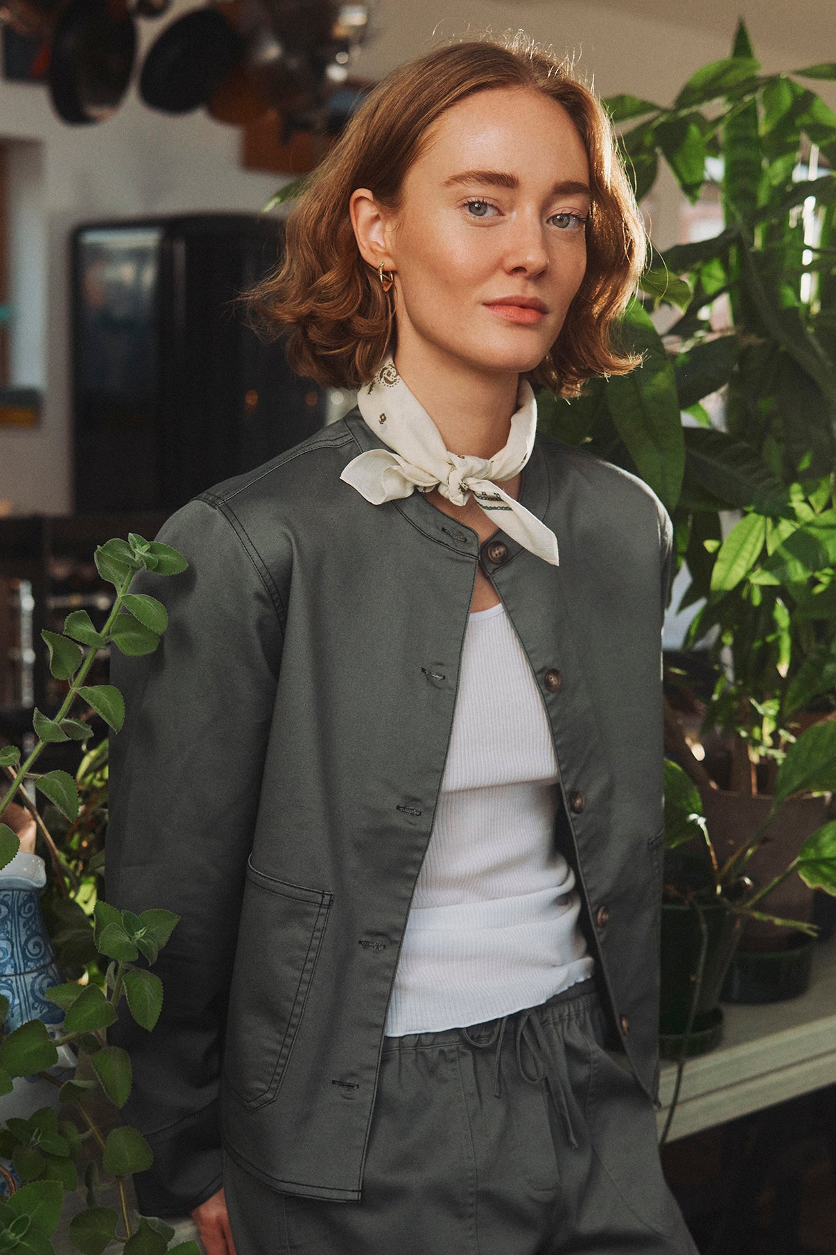 April - Jakke med frontlommer