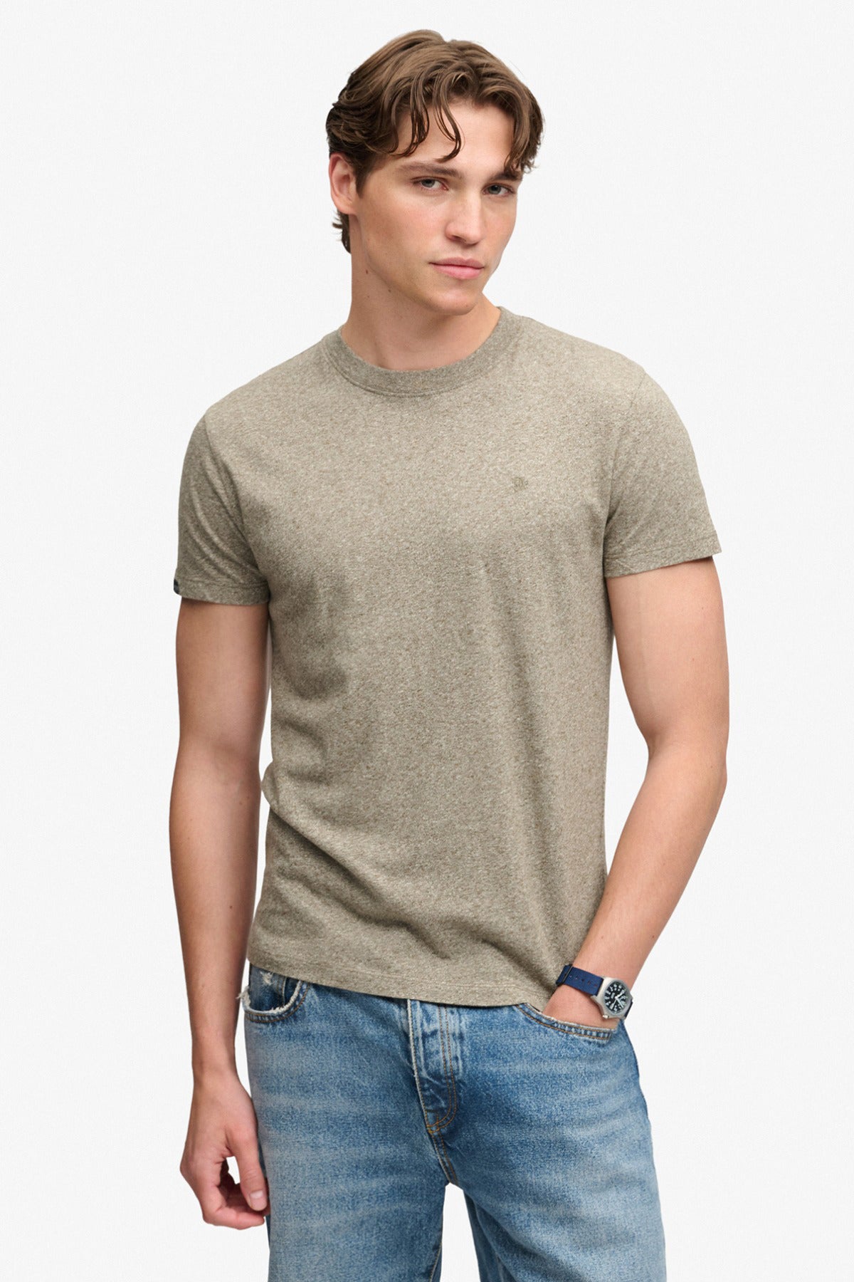 ESSENTIAL SDCO LOGO - Kortærmet basis t-shirt med broderet logo