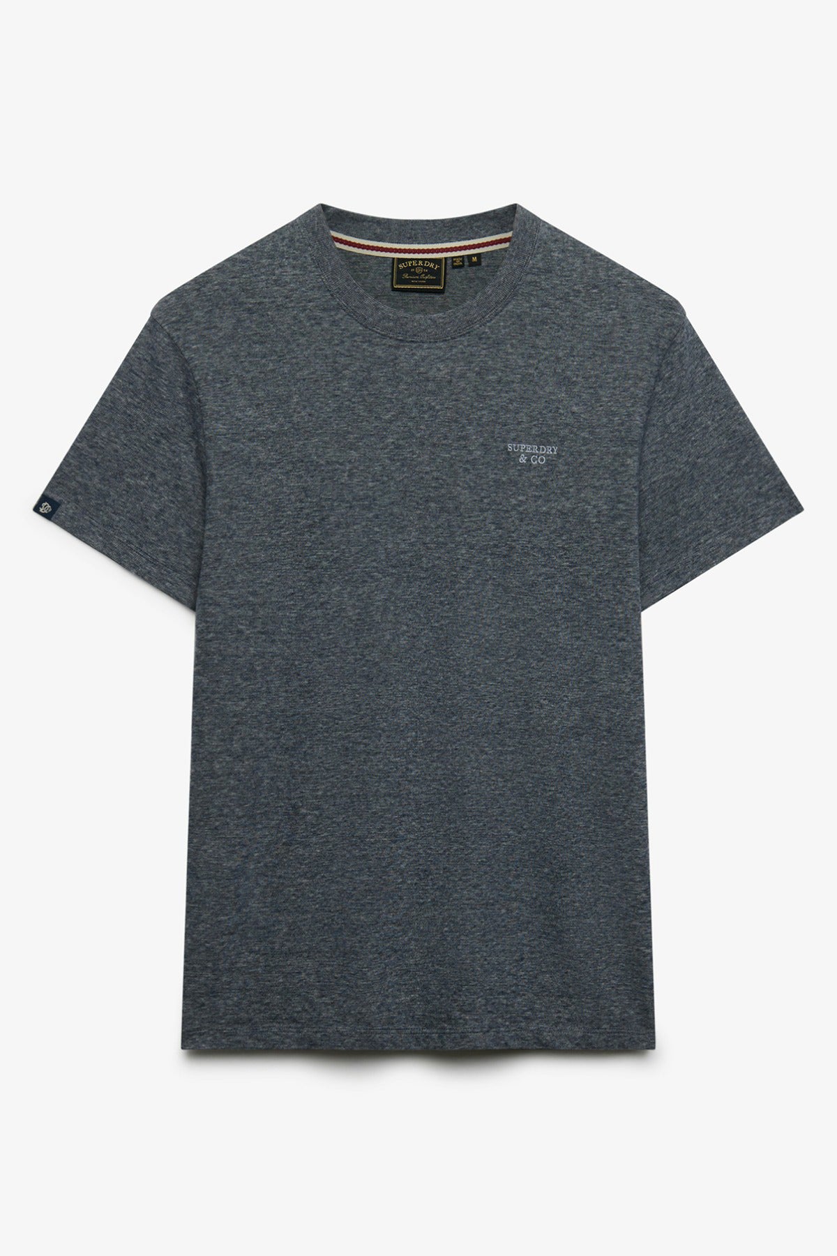 ESSENTIAL STACKED LOGO - Kortærmet basis t-shirt med broderet logo