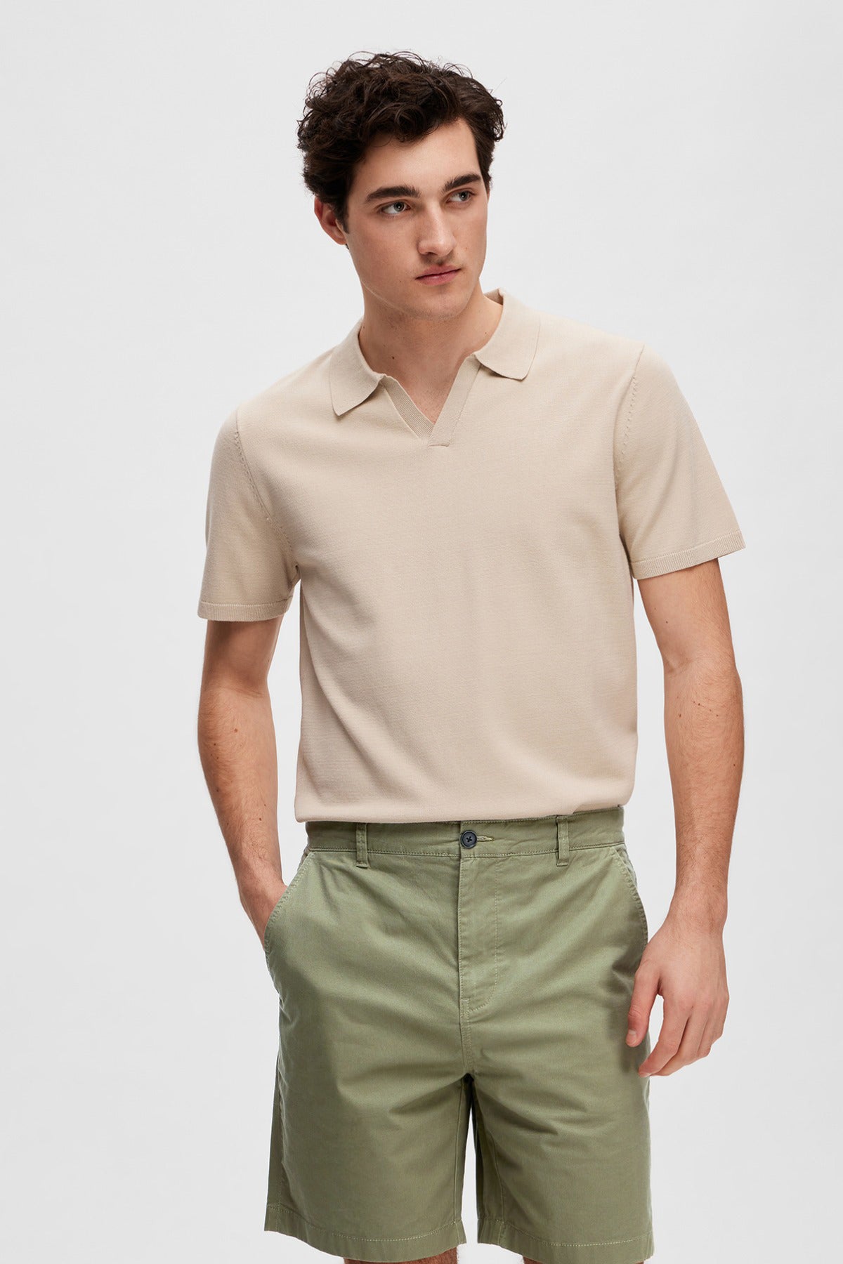 SELECTED HOMME SLHTELLER SS KNIT POLO