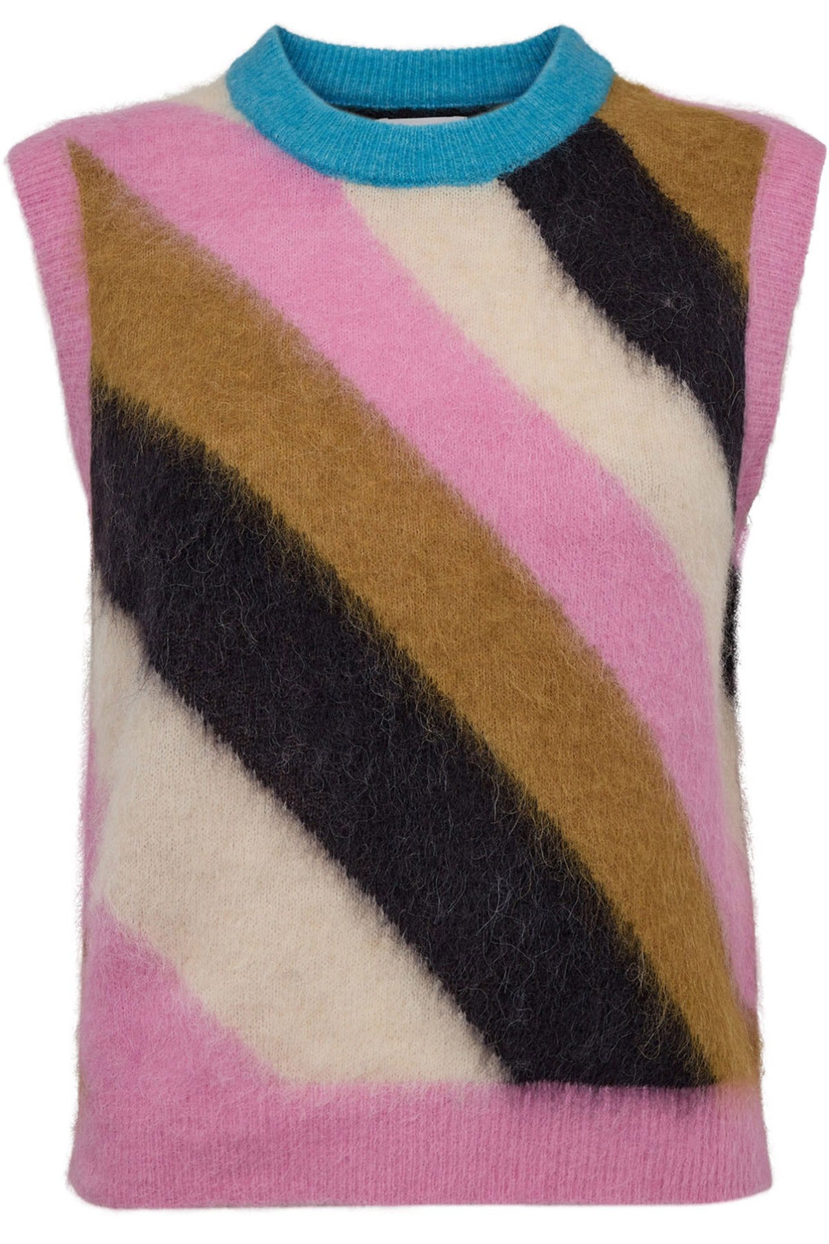 NÜMPH NUSURI MULTI STRIPE VEST