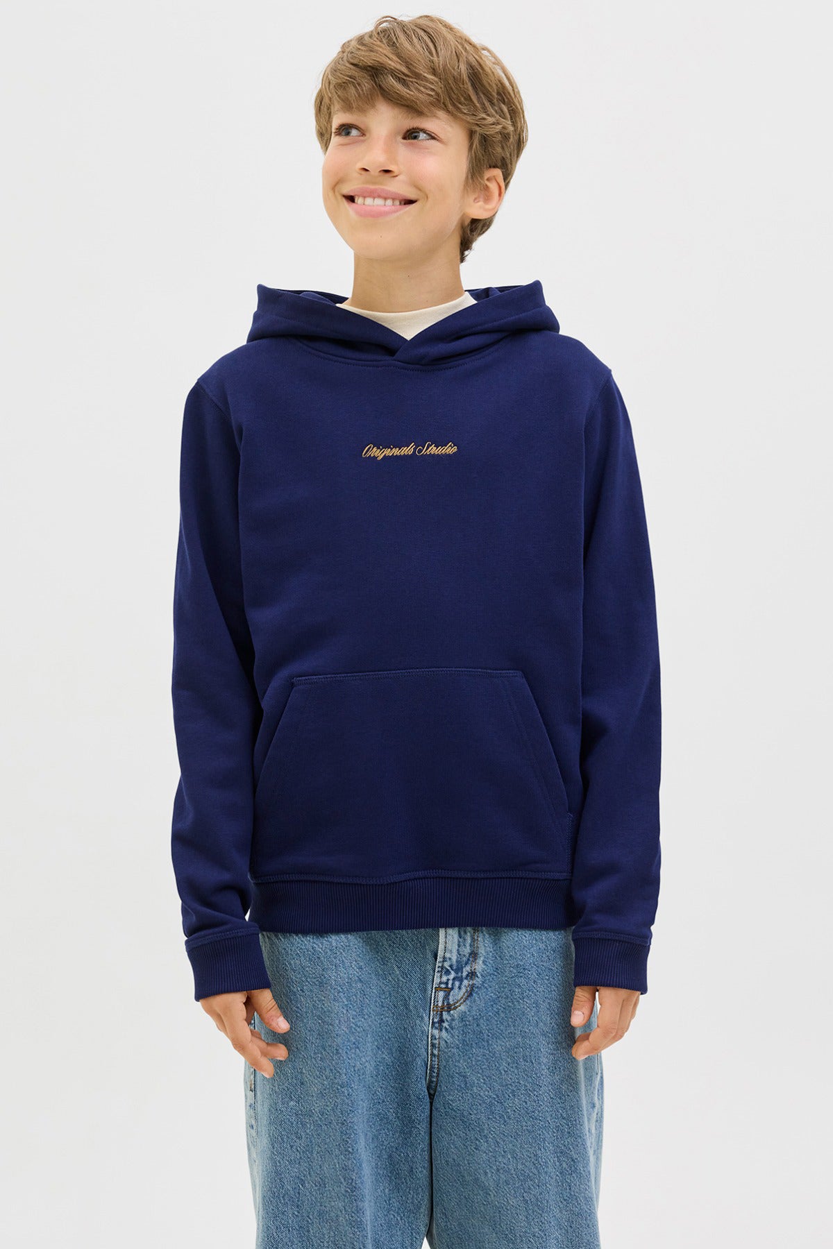 Jack & Jones Junior JORNORREBRO EMB SWEAT HOOD NOOS JNR