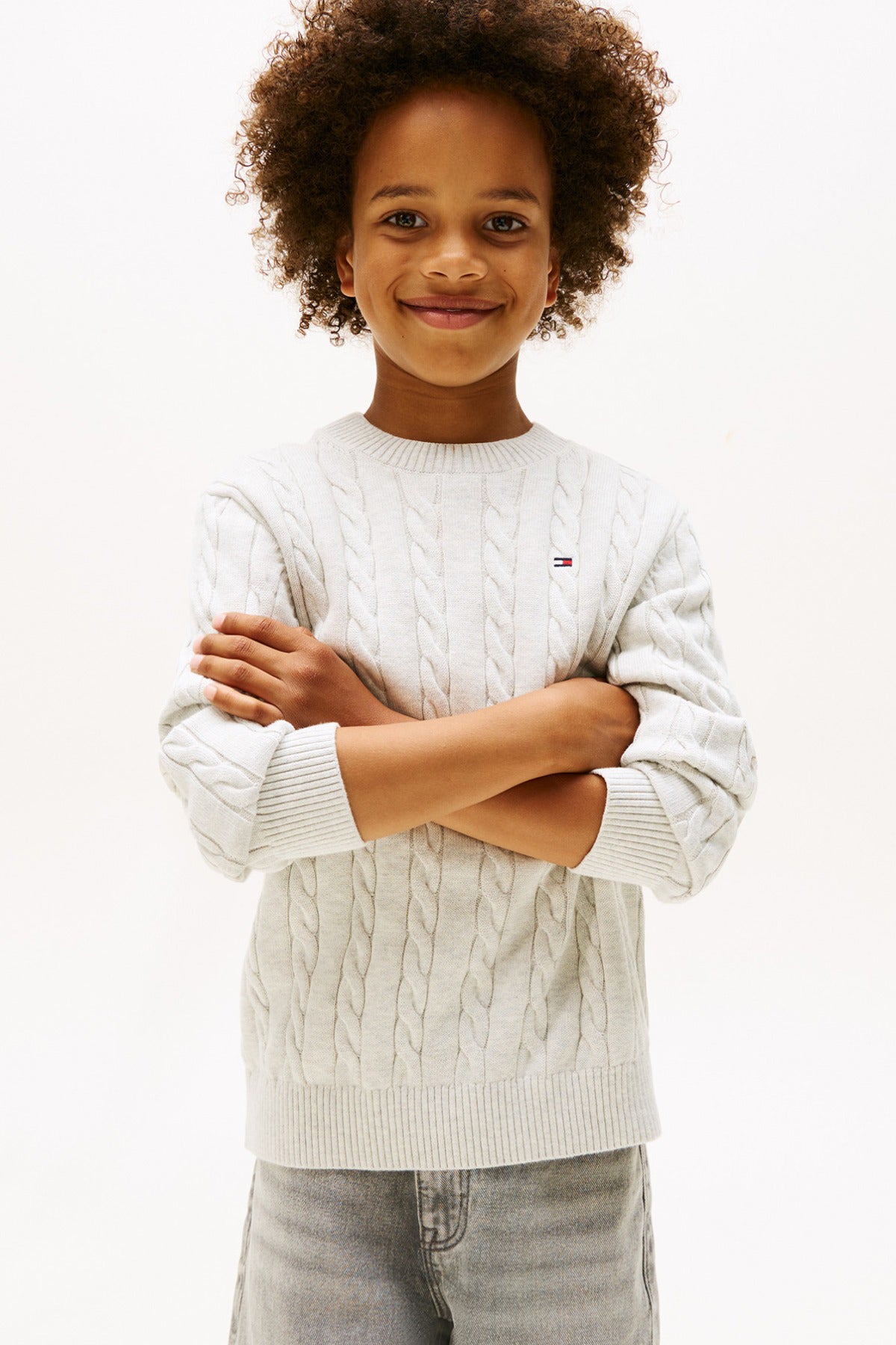 Tommy Hilfiger Boy COTTON CABLE SWEATER