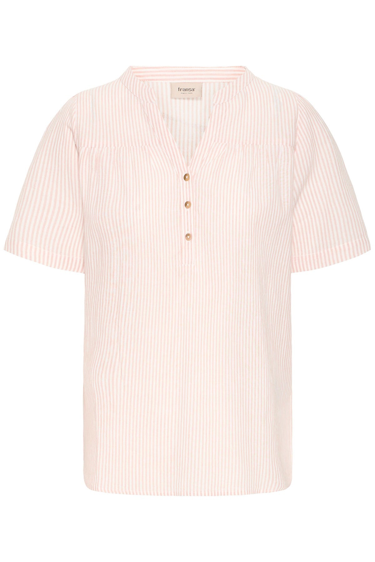 FRBONNIE BL 3 - Kortærmet bluse med v-udskæring