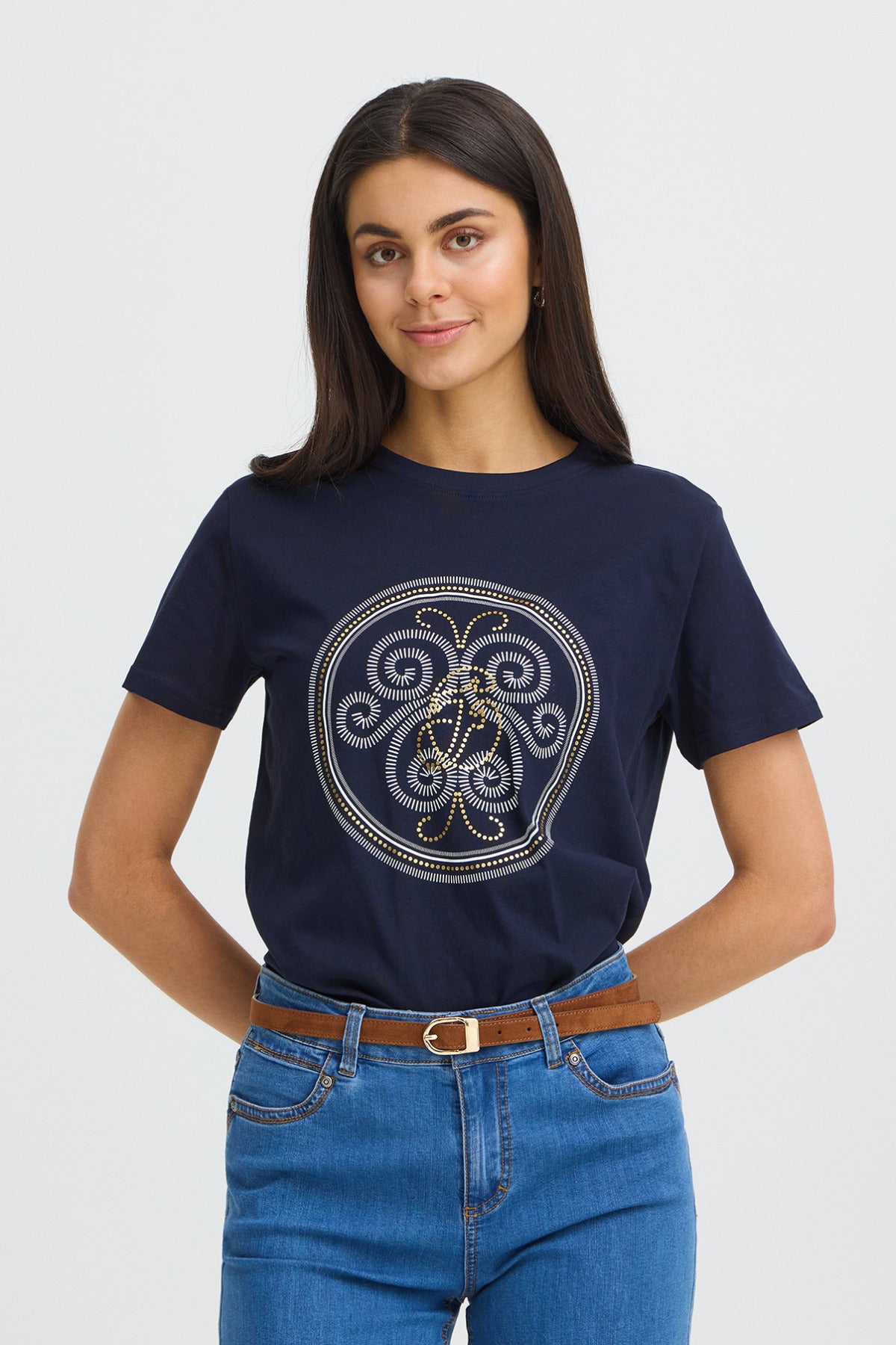FRARIANA BL 19 - Kortærmet t-shirt med print