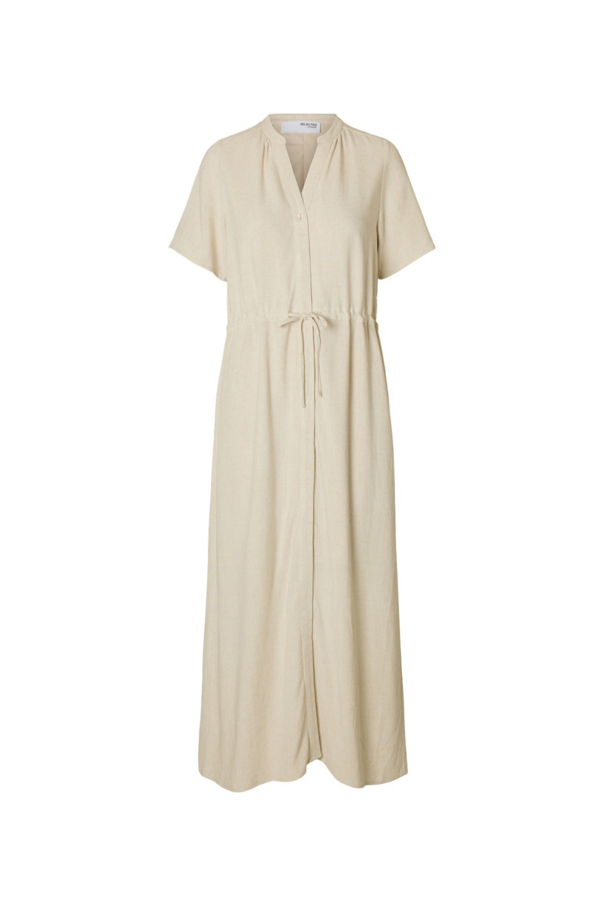 SELECTED FEMME SLFVIVA-DAMINA SS ANKLE DRESS NOOS
