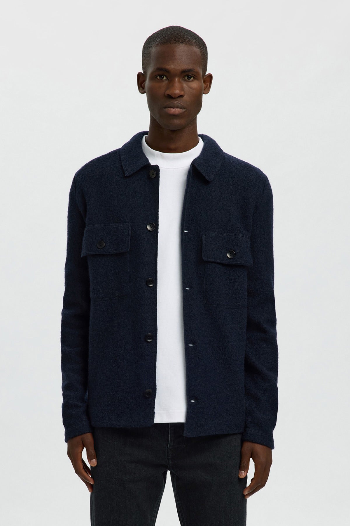 SELECTED HOMME SLHNEALY LS KNIT WORKWEAR CARDIGAN NOOS