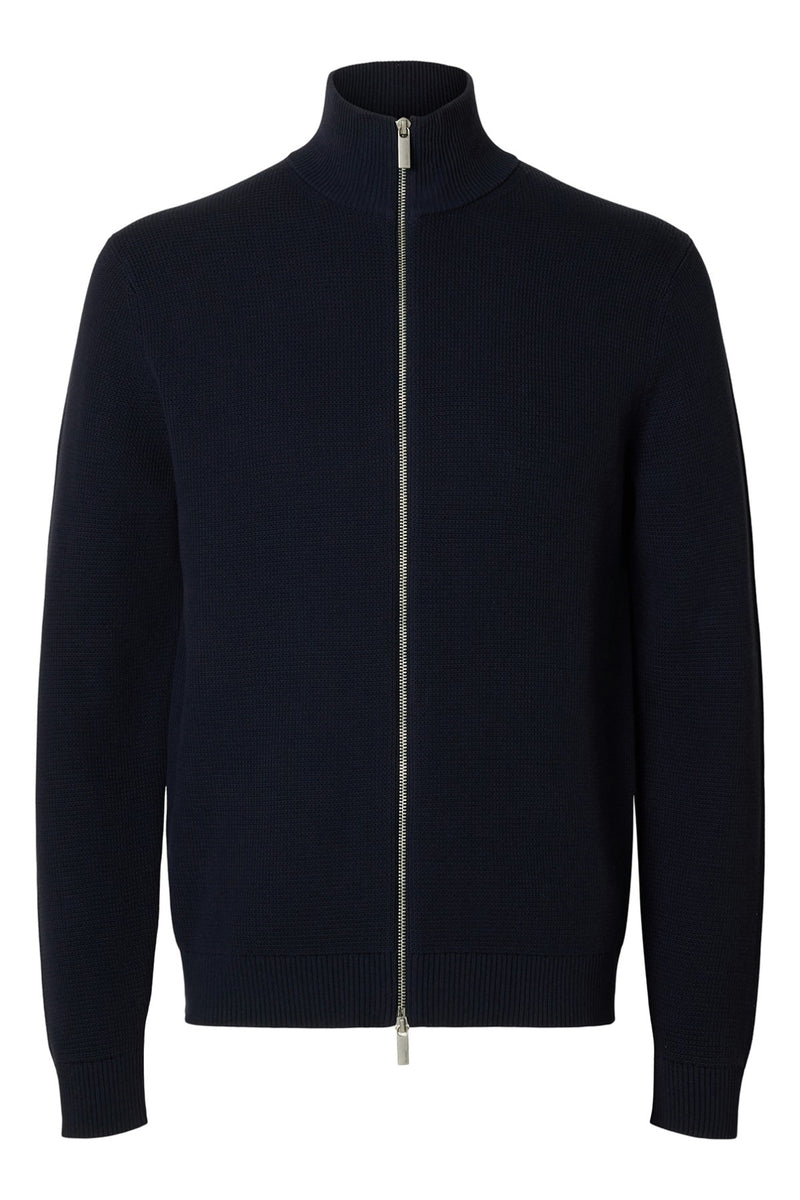 SELECTED HOMME SLHDANE LS KNIT STRUCTURE FULL ZIP NOOS