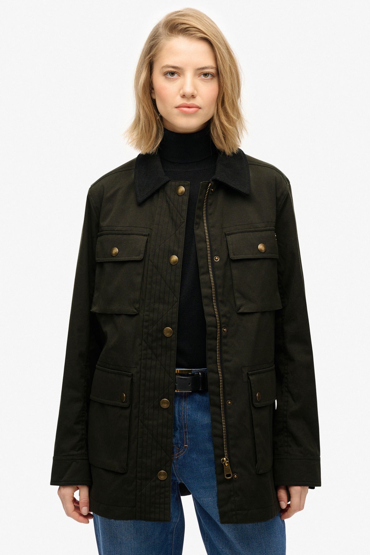 Superdry Dame WAX JACKET