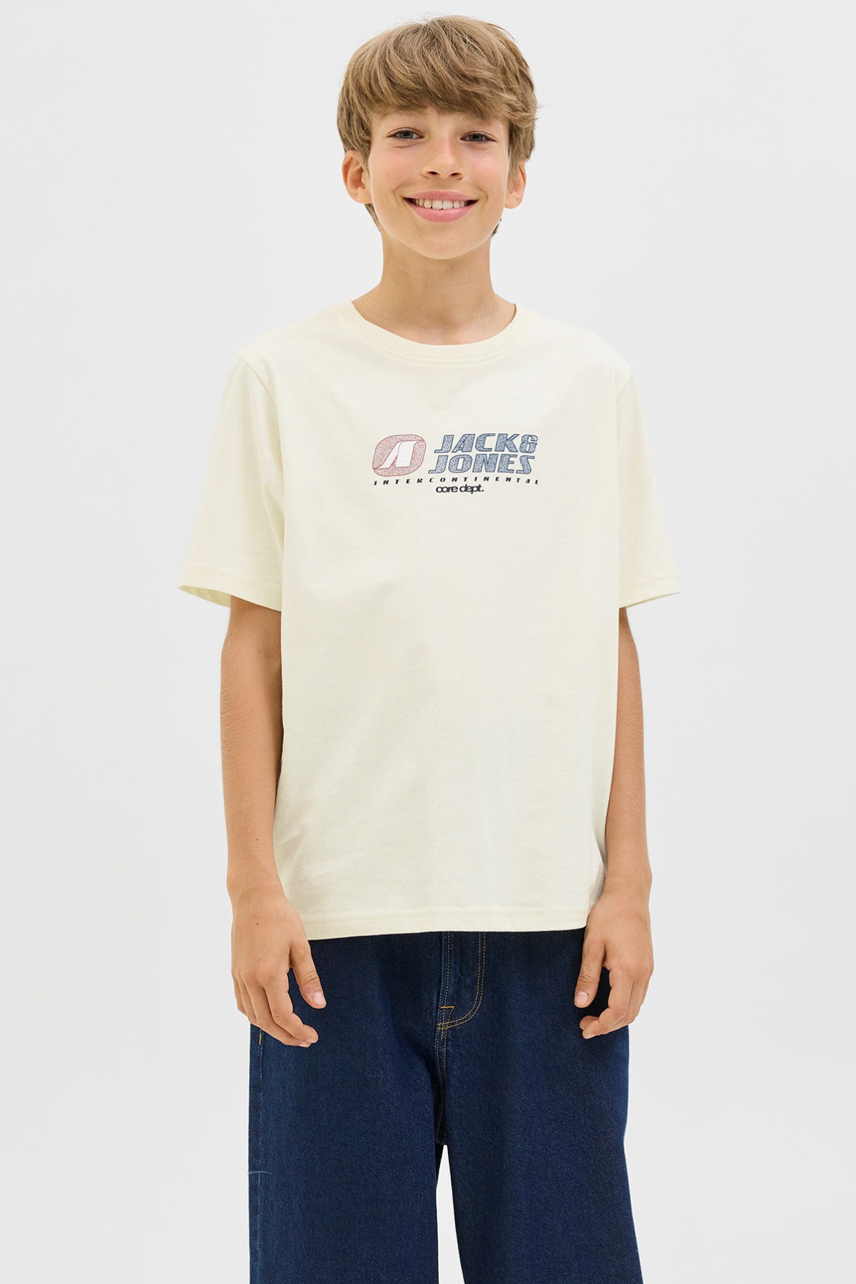 Jack & Jones Junior JCOTIER FRONT PRINT TEE SS CN SN JNR