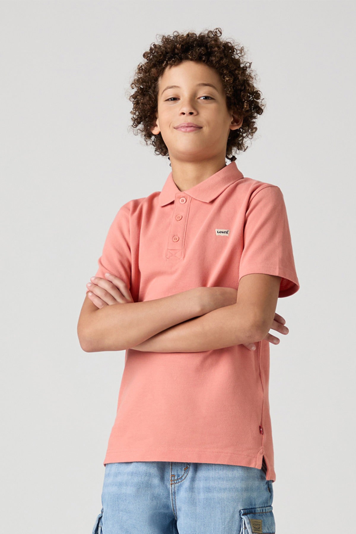 LEVIS BOY LVB BACK NECK TAPE POLO