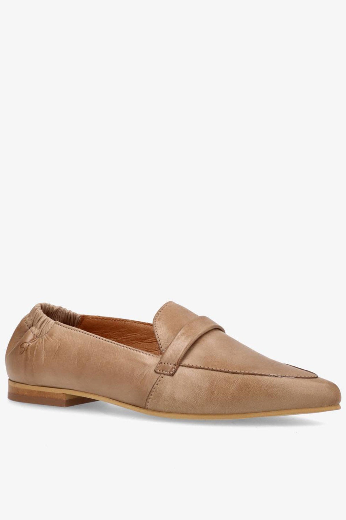 LUCY - Loafers i læder med spids snude