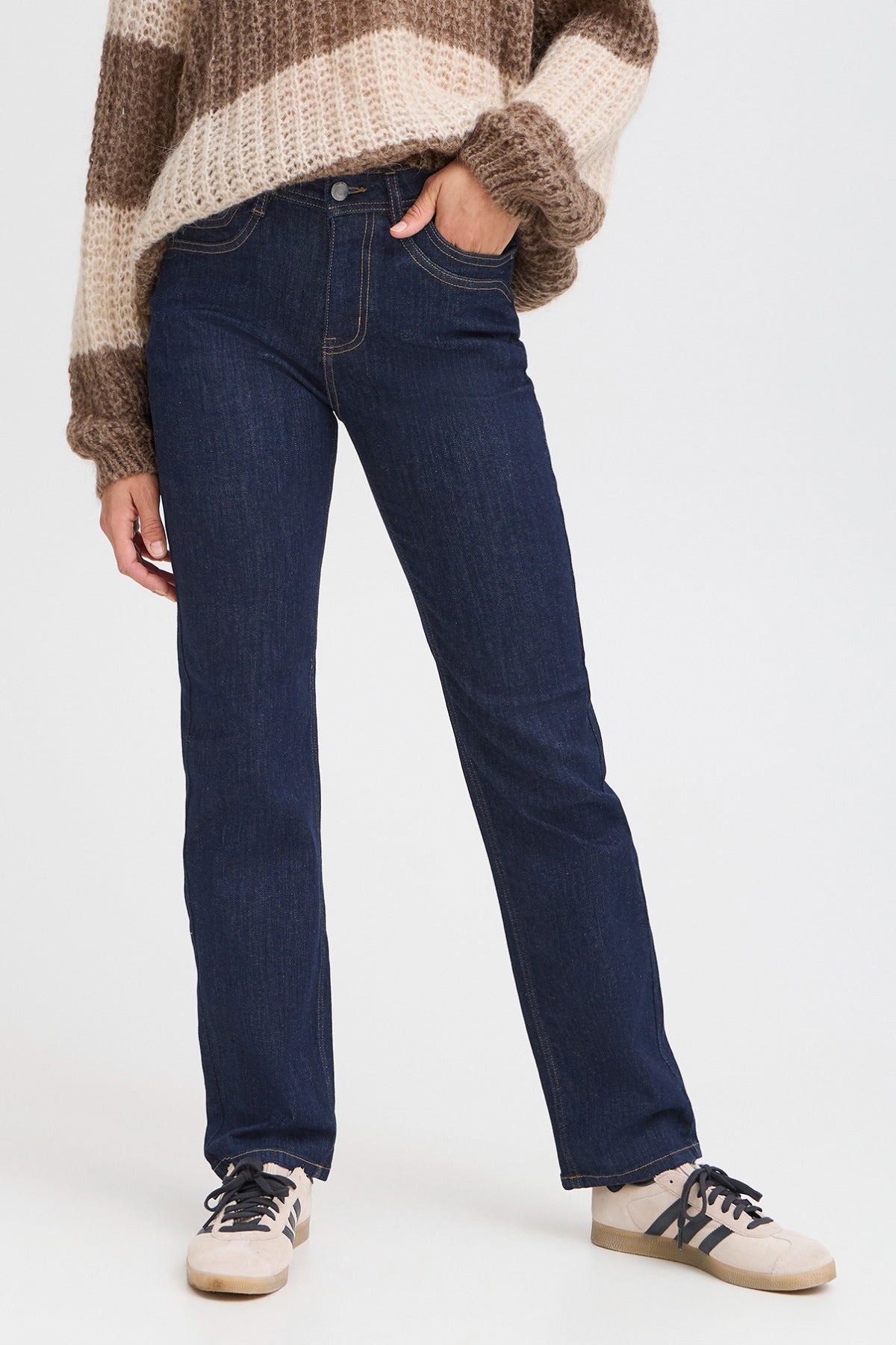 PULZ PZKATJA HW Jeans Straight Leg