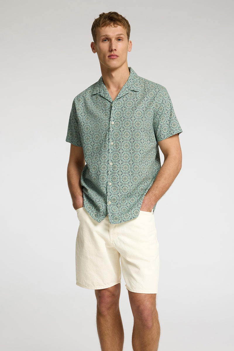 SELECTED HOMME SLHREG ALEX 201 ECRU HEMP SHORTS