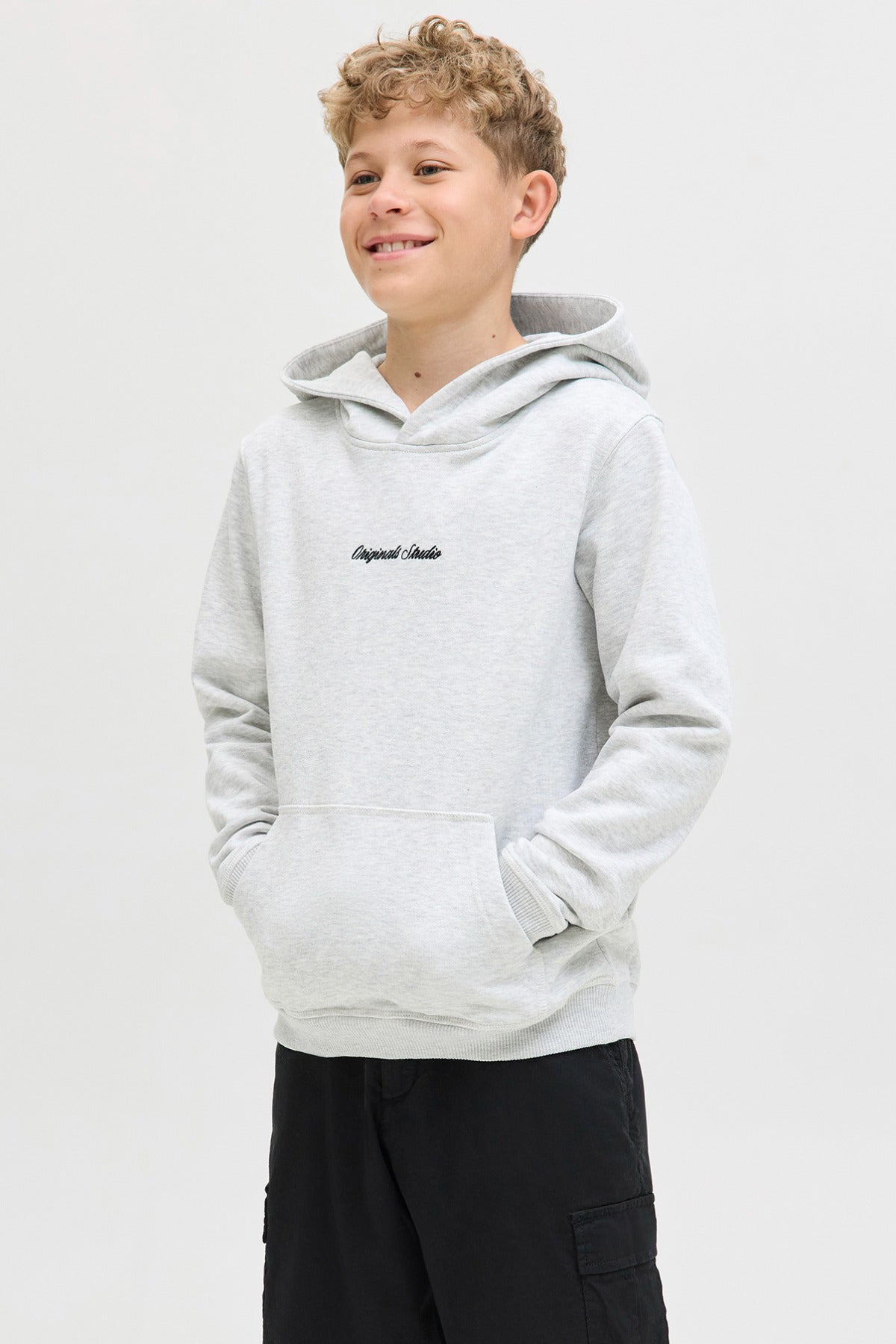 Jack & Jones Junior JORNORREBRO EMB SWEAT HOOD NOOS JNR