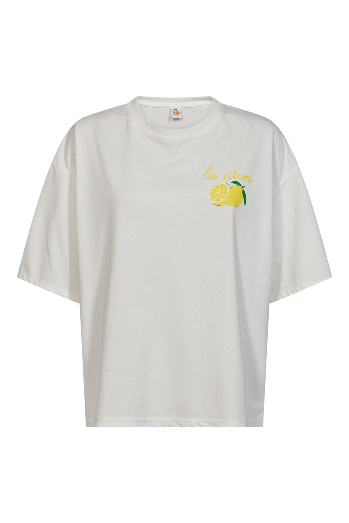 Kortærmet t-shirt med citronmotiv