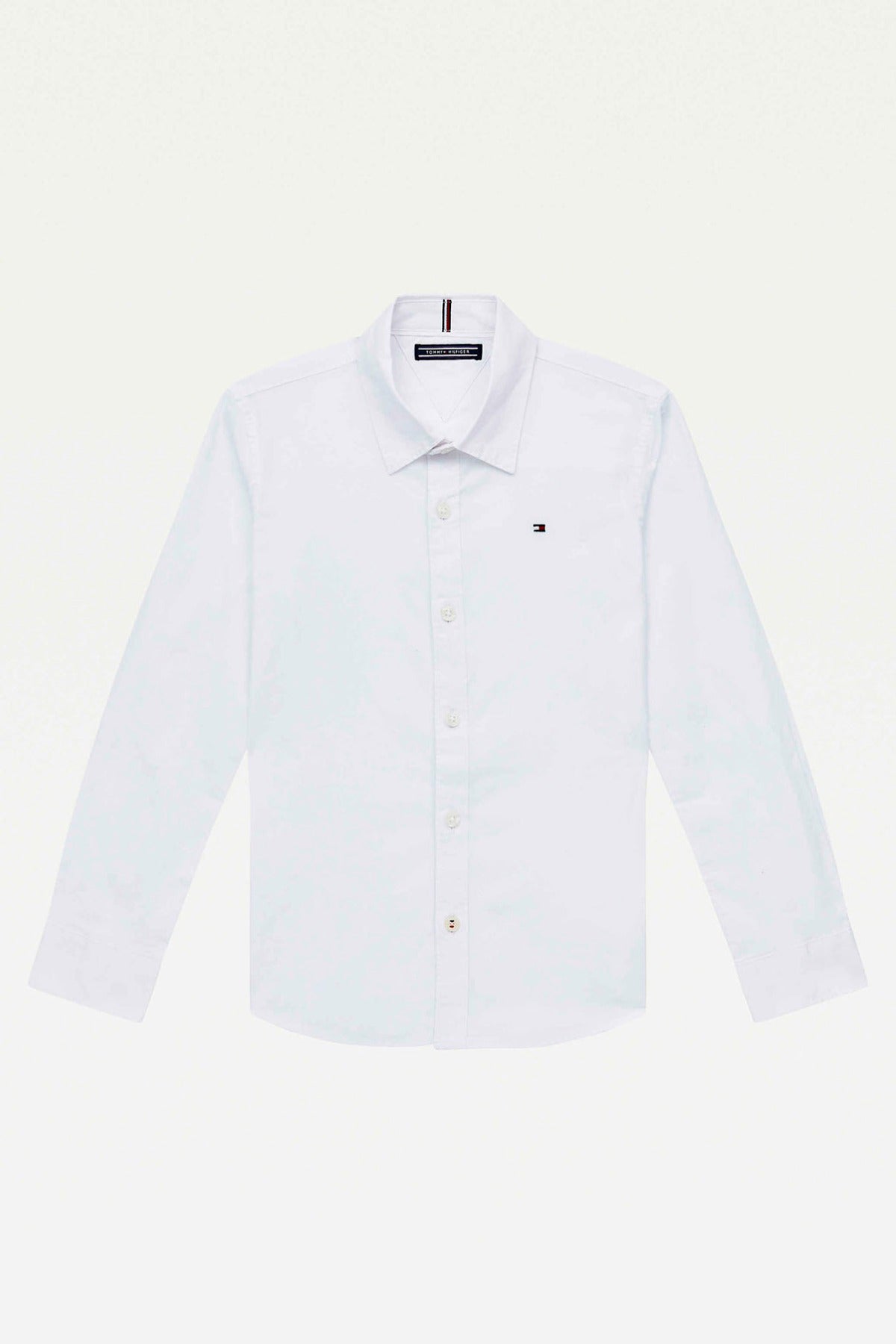 Tommy Hilfiger Boy SOLID STRETCH POPLIN SHIRT L/S