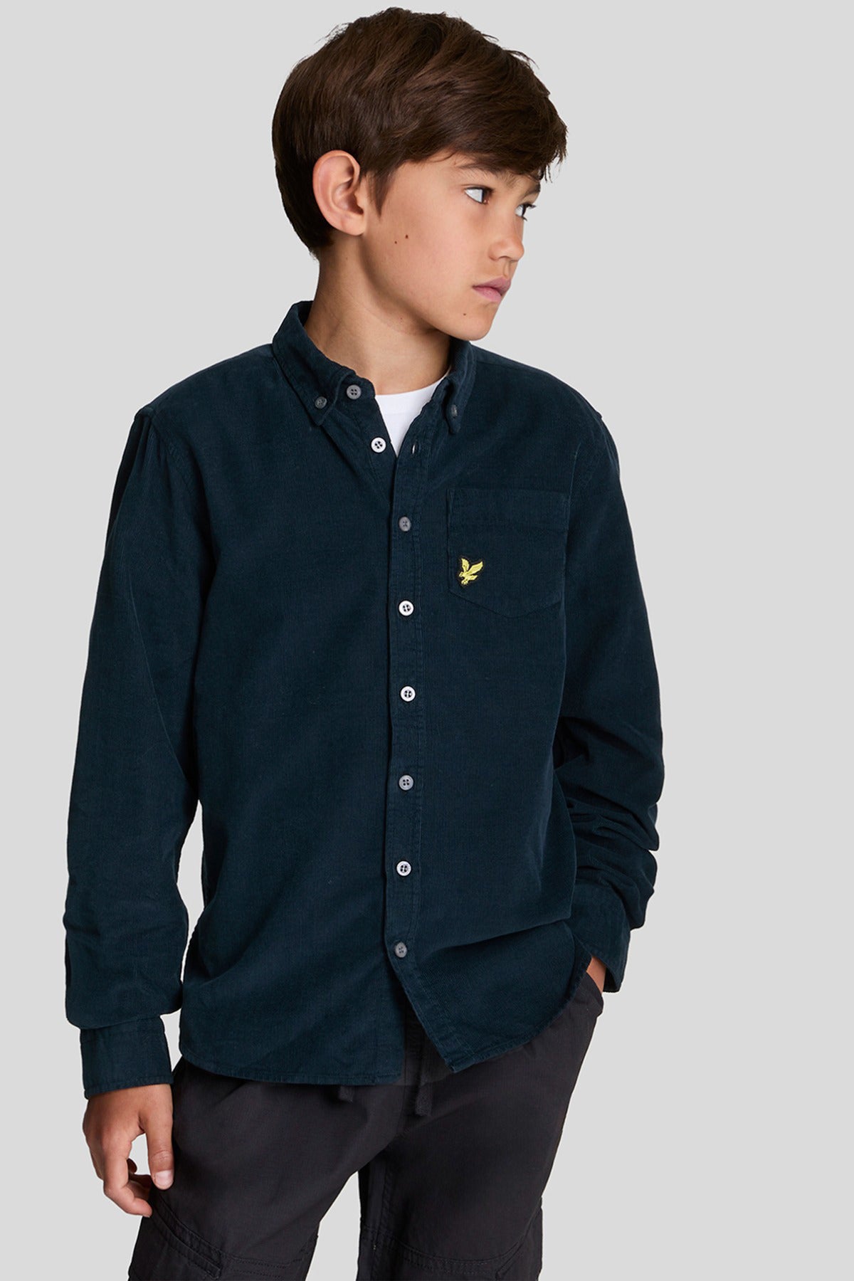 Lyle & Scott Limited SKJORTE NEEDLE COURD