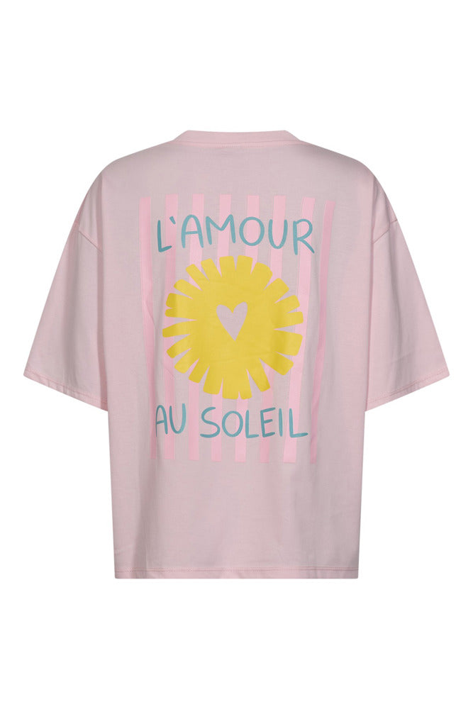 Kortærmet t-shirt med rygprint