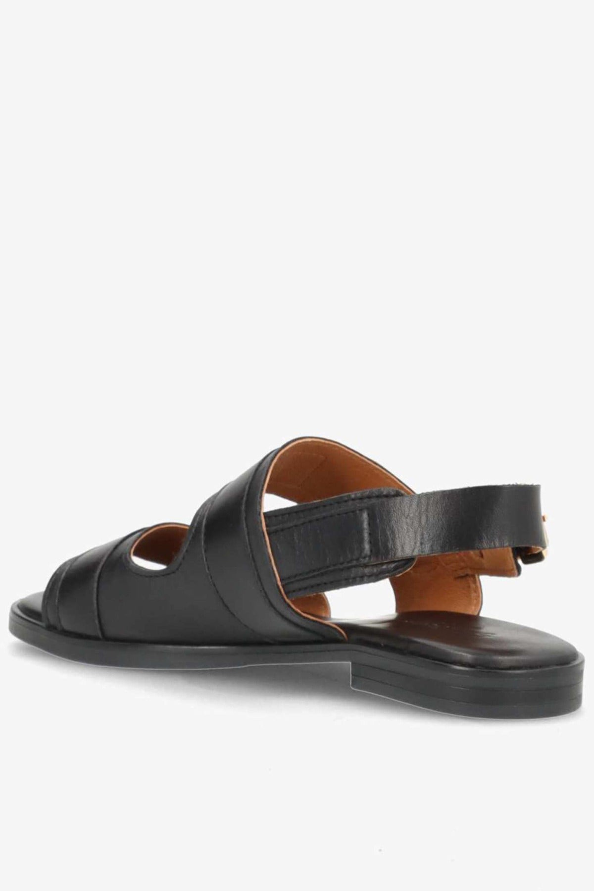 JUNE - Lædersandal med spænder