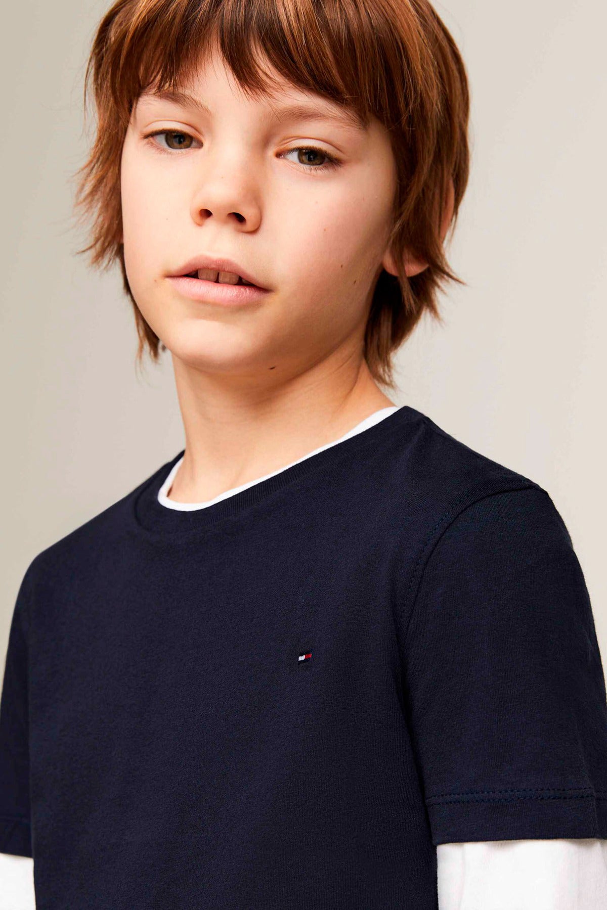 Tommy Hilfiger Boy BOYS BASIC CN KNIT S/S