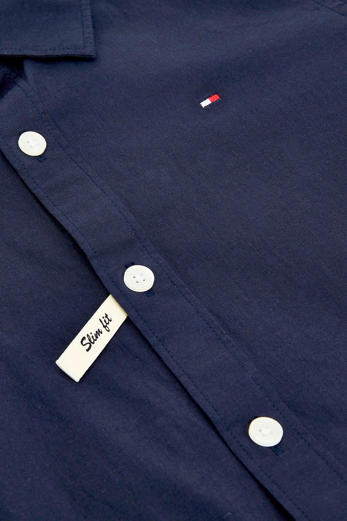 Tommy Hilfiger Boy SOLID STRETCH POPLIN SHIRT L/S