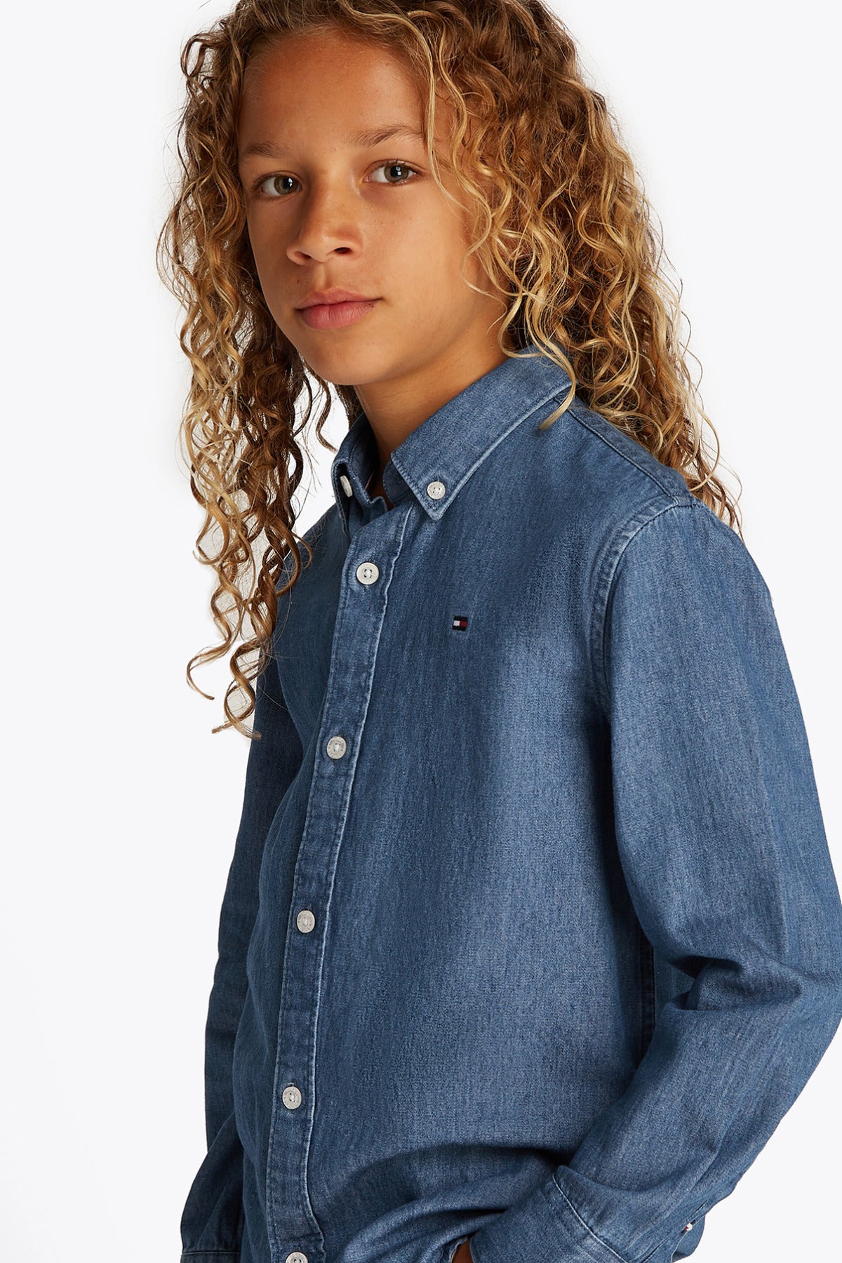 Tommy Hilfiger Boy DENIM CHAMBRAY SHIRT LS