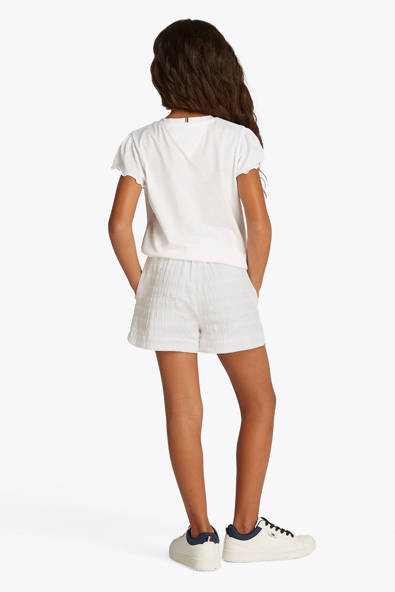 Tommy Hilfiger Girl TEXTURED COTTON SHORT