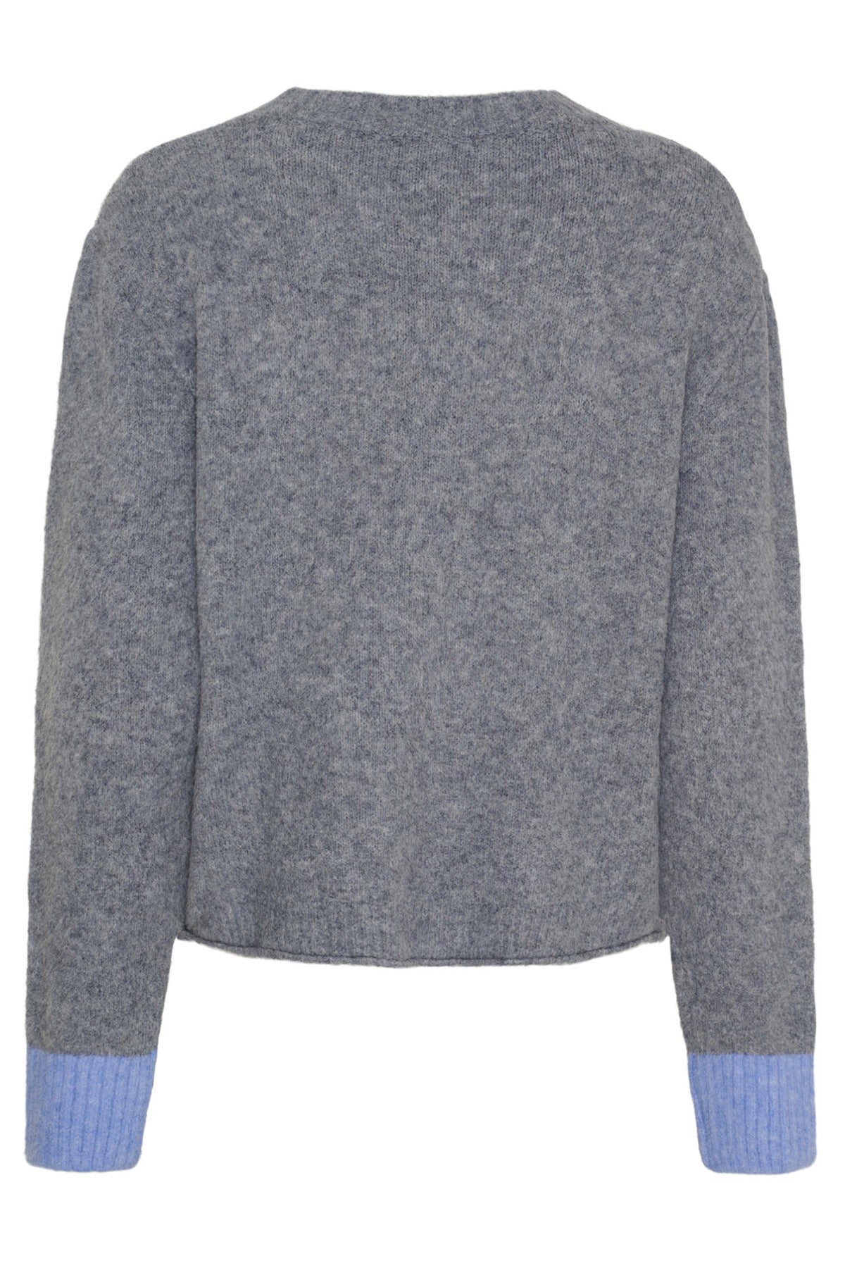 MdcCalla - Strikcardigan med hjerte-detalje