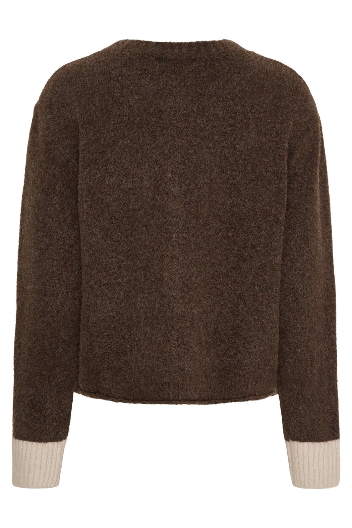 MdcCalla - Strikcardigan med hjerte-detalje