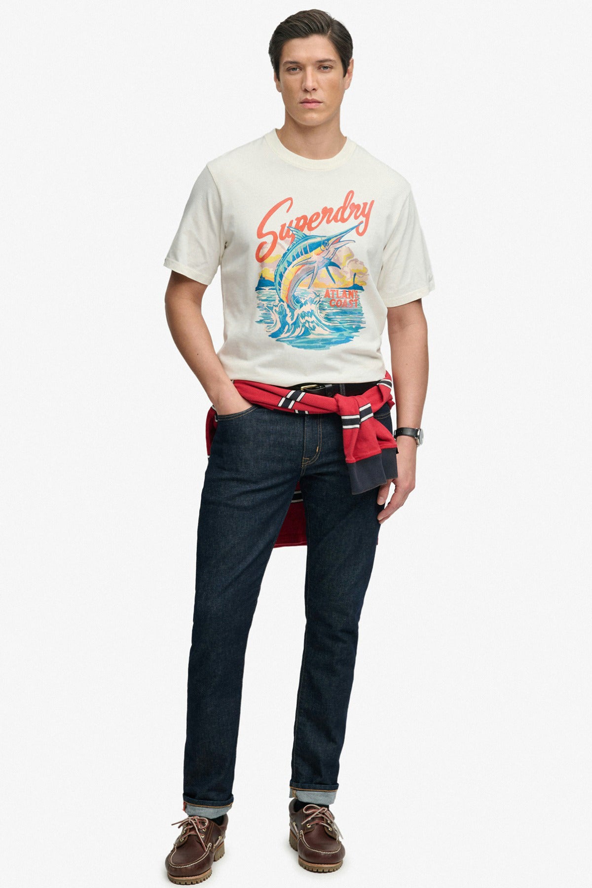 Kortærmet t-shirt i loose fit