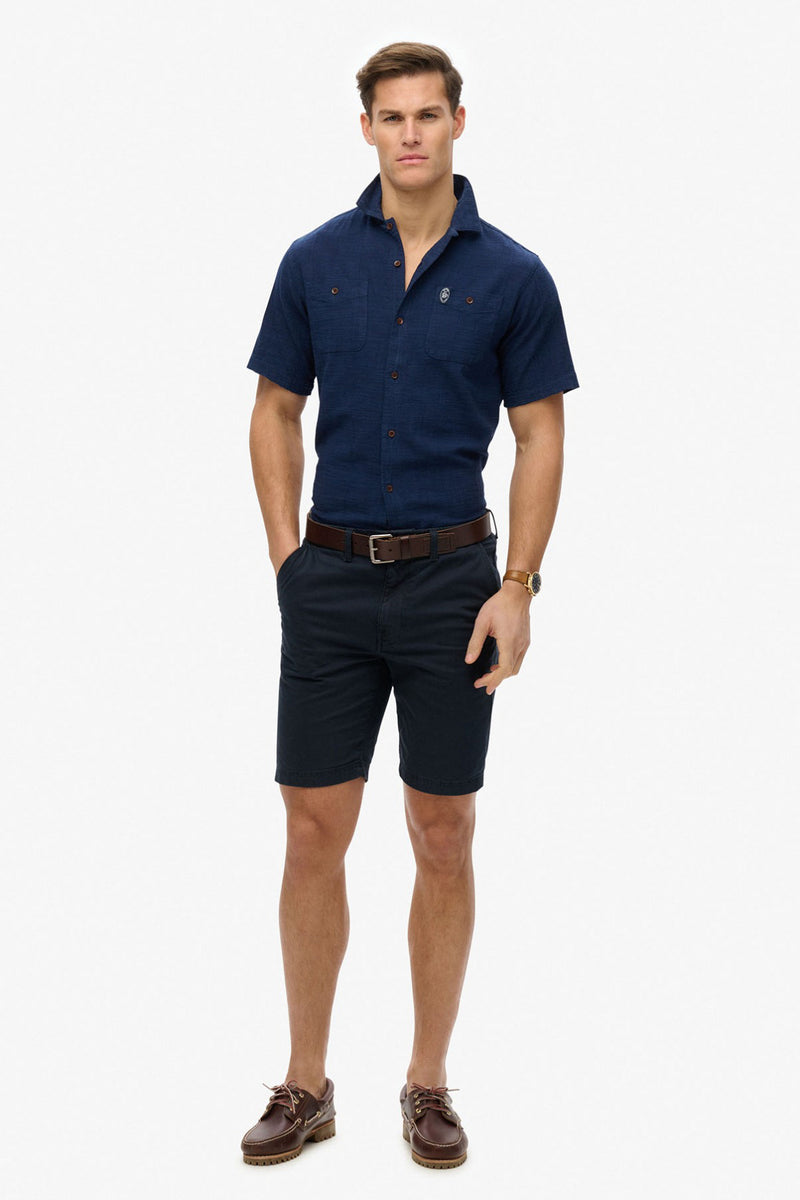 SUPERDRY MERCHANT SS TEXTURED SHIRT