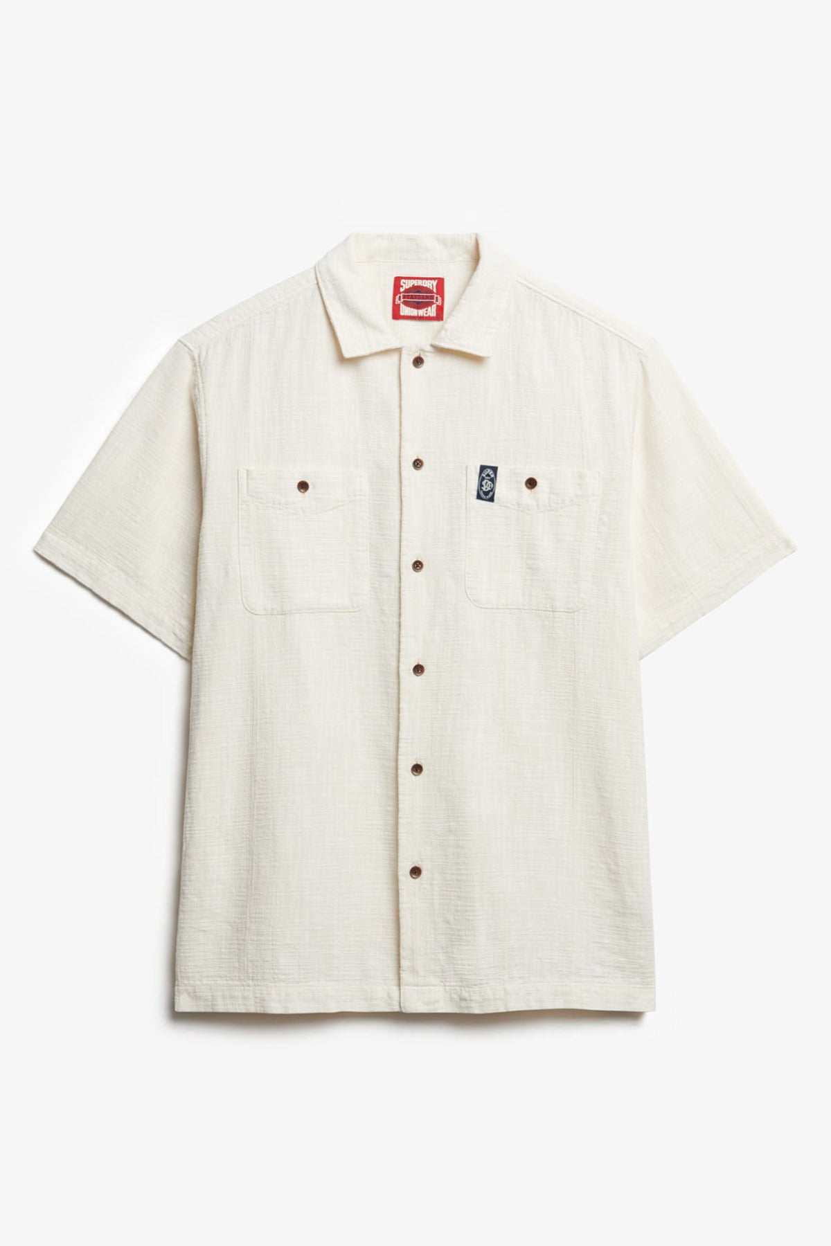 SUPERDRY MERCHANT SS TEXTURED SHIRT