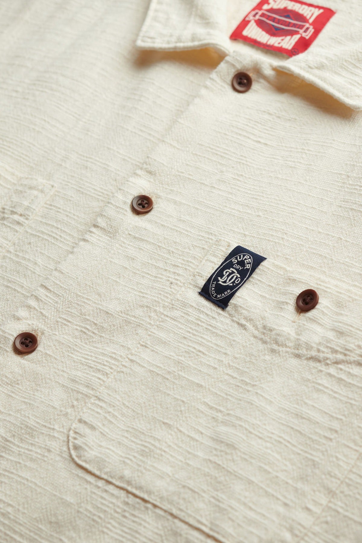 SUPERDRY MERCHANT SS TEXTURED SHIRT