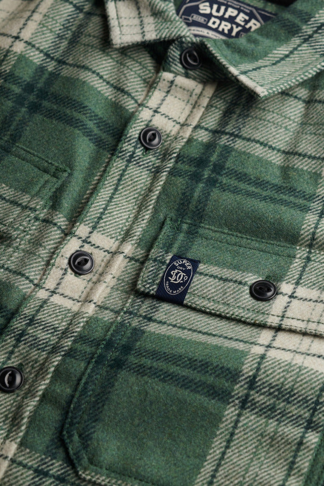 BORG LINED MILLER - Ternet overshirt med brystlommer