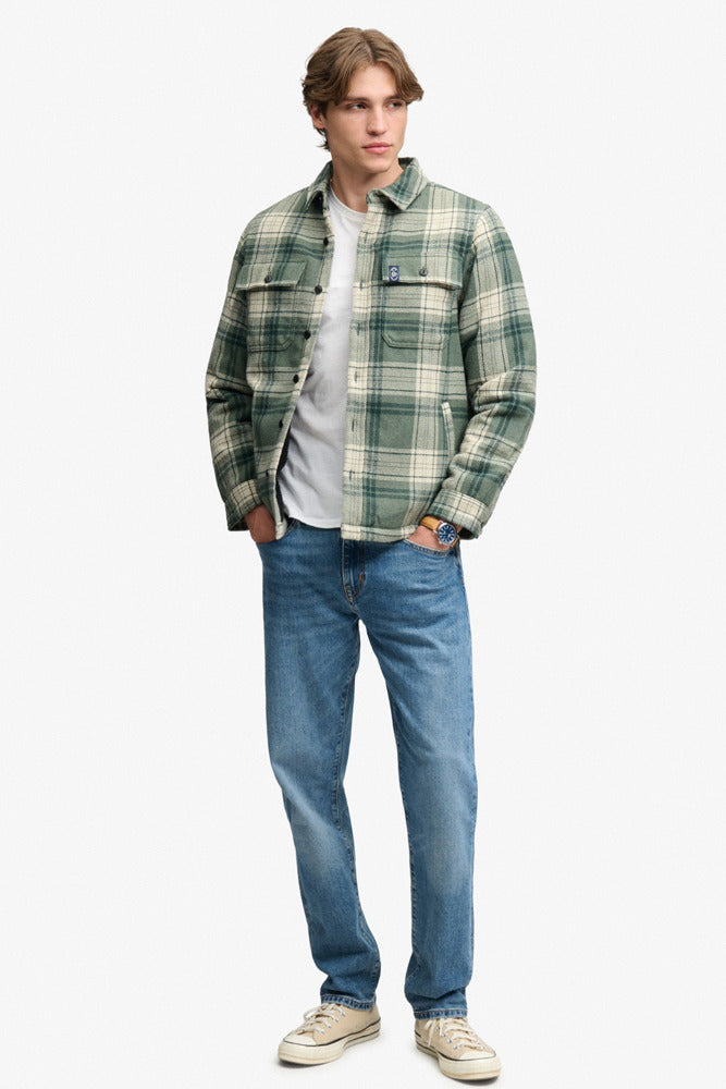 BORG LINED MILLER - Ternet overshirt med brystlommer