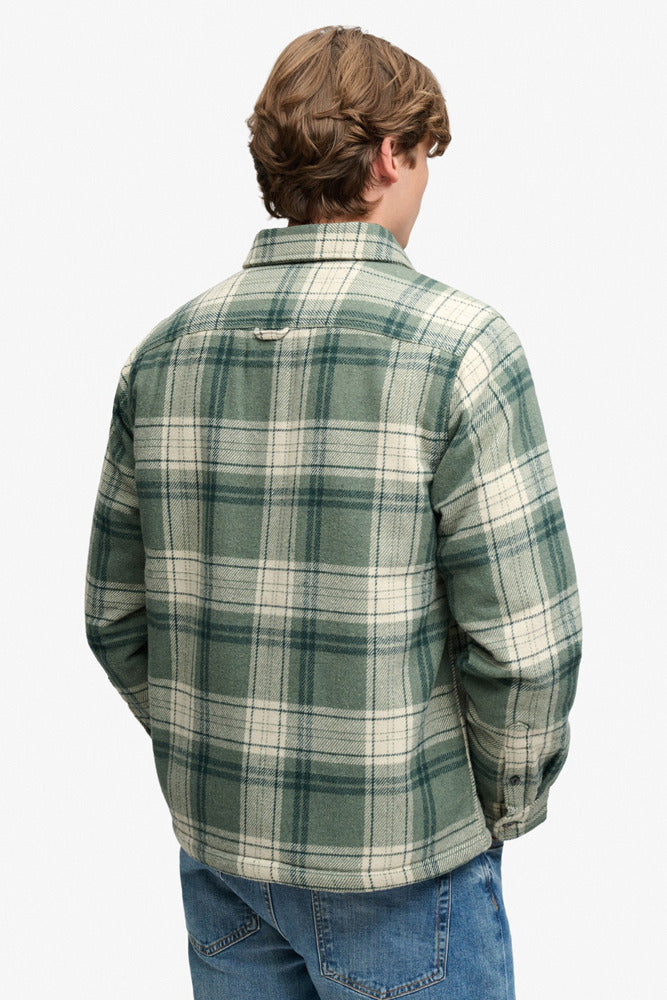 BORG LINED MILLER - Ternet overshirt med brystlommer
