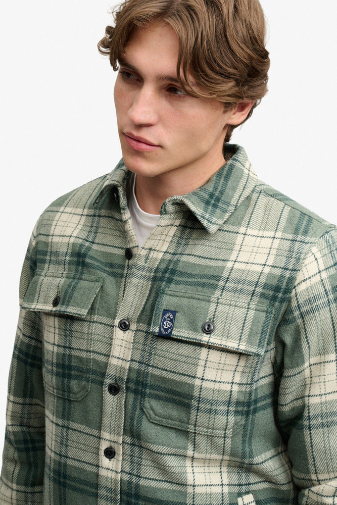 BORG LINED MILLER - Ternet overshirt med brystlommer