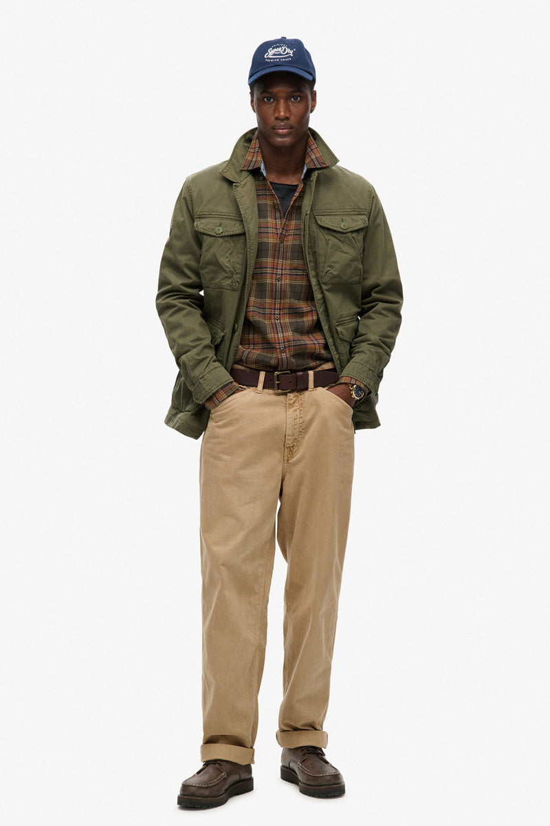 SUPERDRY MILITARY M65 EMB LW JACKET