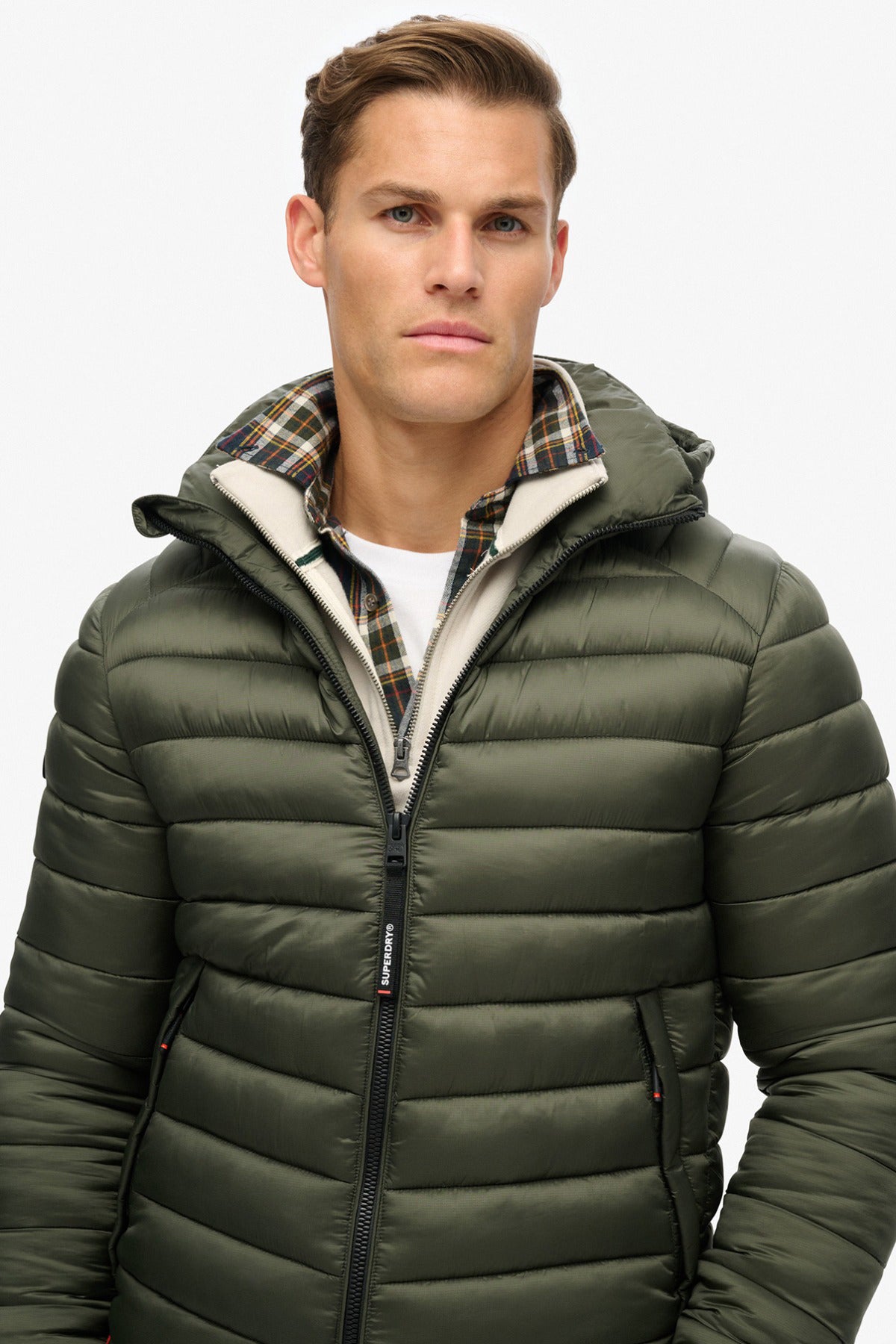 SUPERDRY HOODED FUJI SPORT PADDED JKT