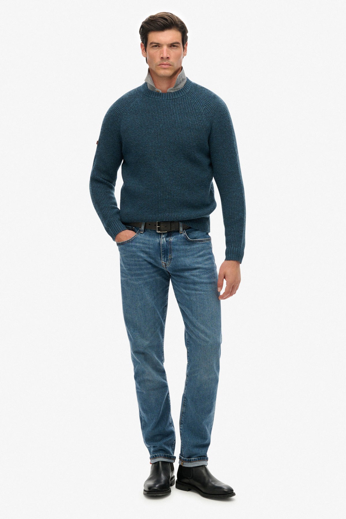 SUPERDRY CHUNKY RAGLAN JUMPER