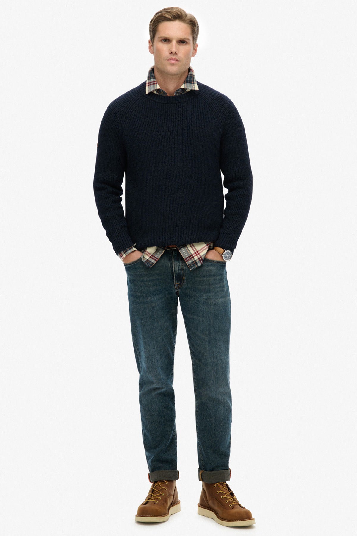 SUPERDRY CHUNKY RAGLAN JUMPER