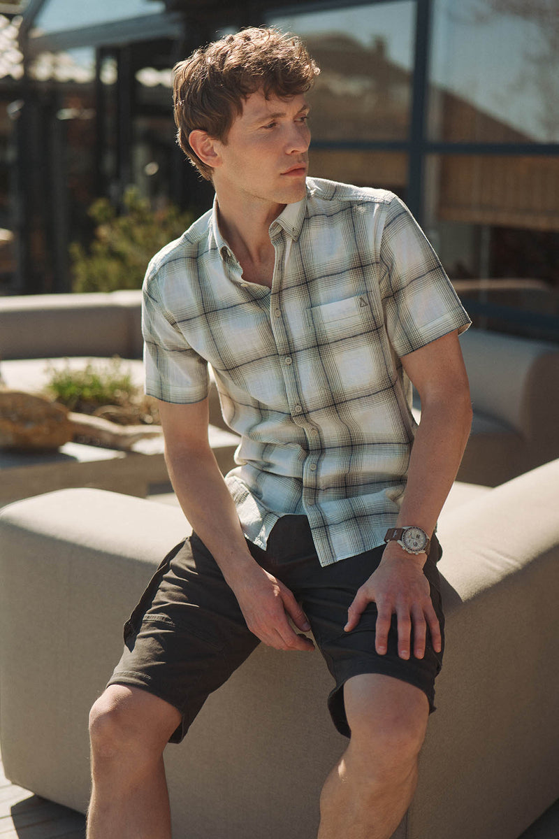 Alfonso - Cargo shorts med bælte og sidelommer