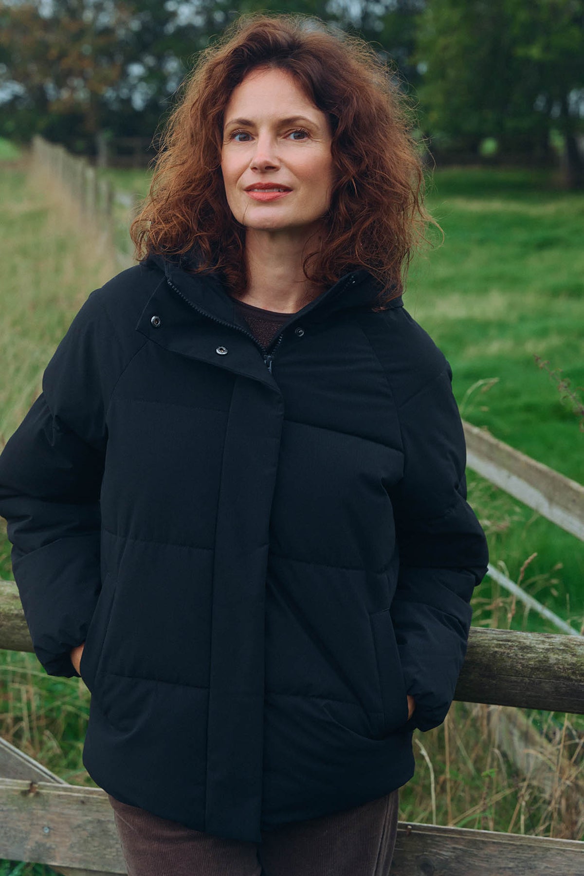Marie - Puffer jakke med hætte