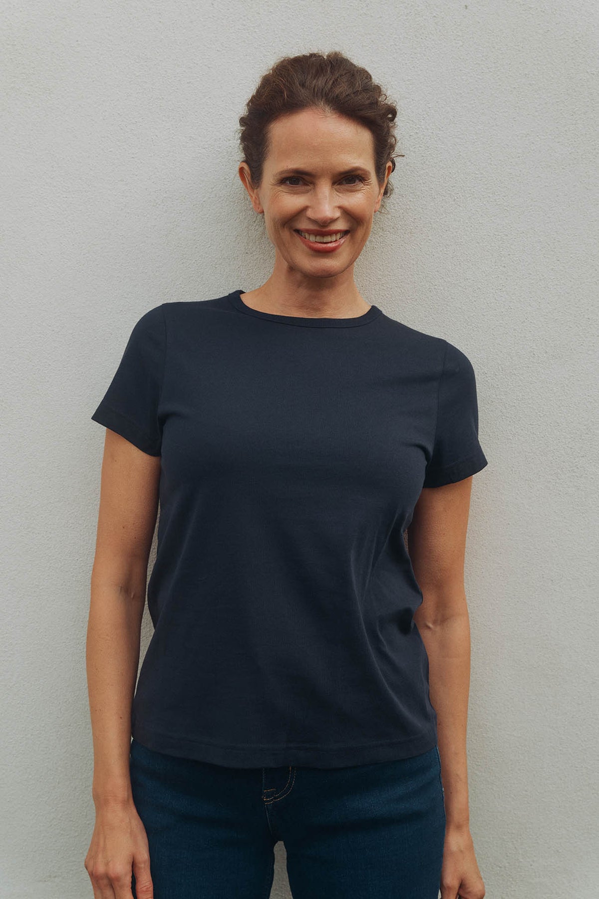 Dea - Basis kortærmet t-shirt med rund hals