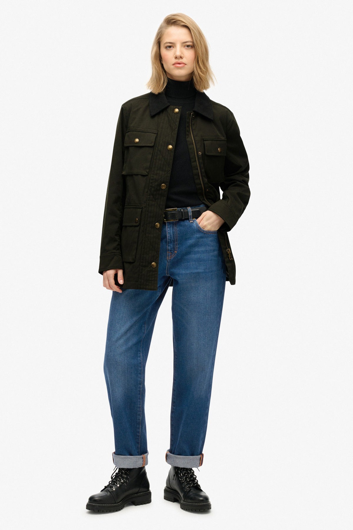 Superdry Dame WAX JACKET