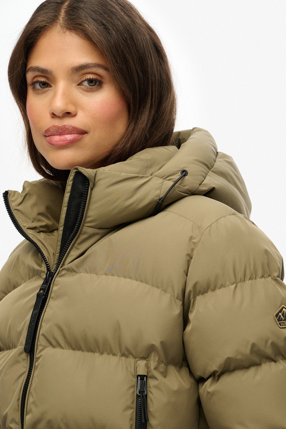 Superdry Dame HOODED SPORTS PUFFER JACKET